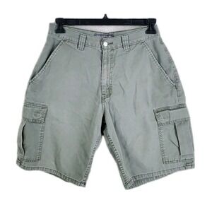 Vtg Y2K SilverTab Levis Cargo Jorts Shorts Mens 31 Gray Wide Leg (30x10)
